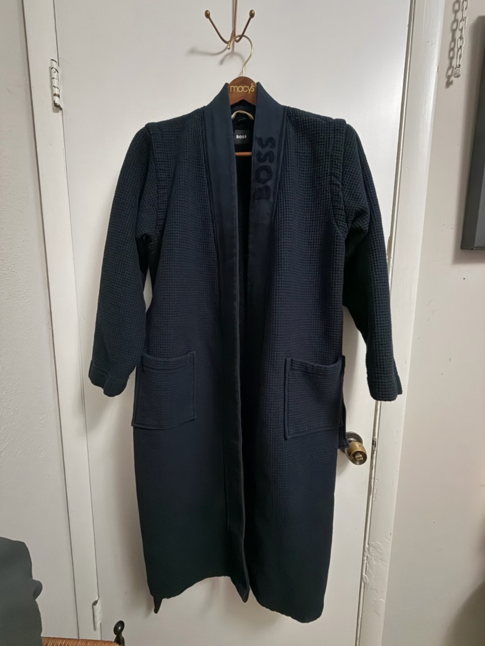 BOSS Black Long Knit Robe